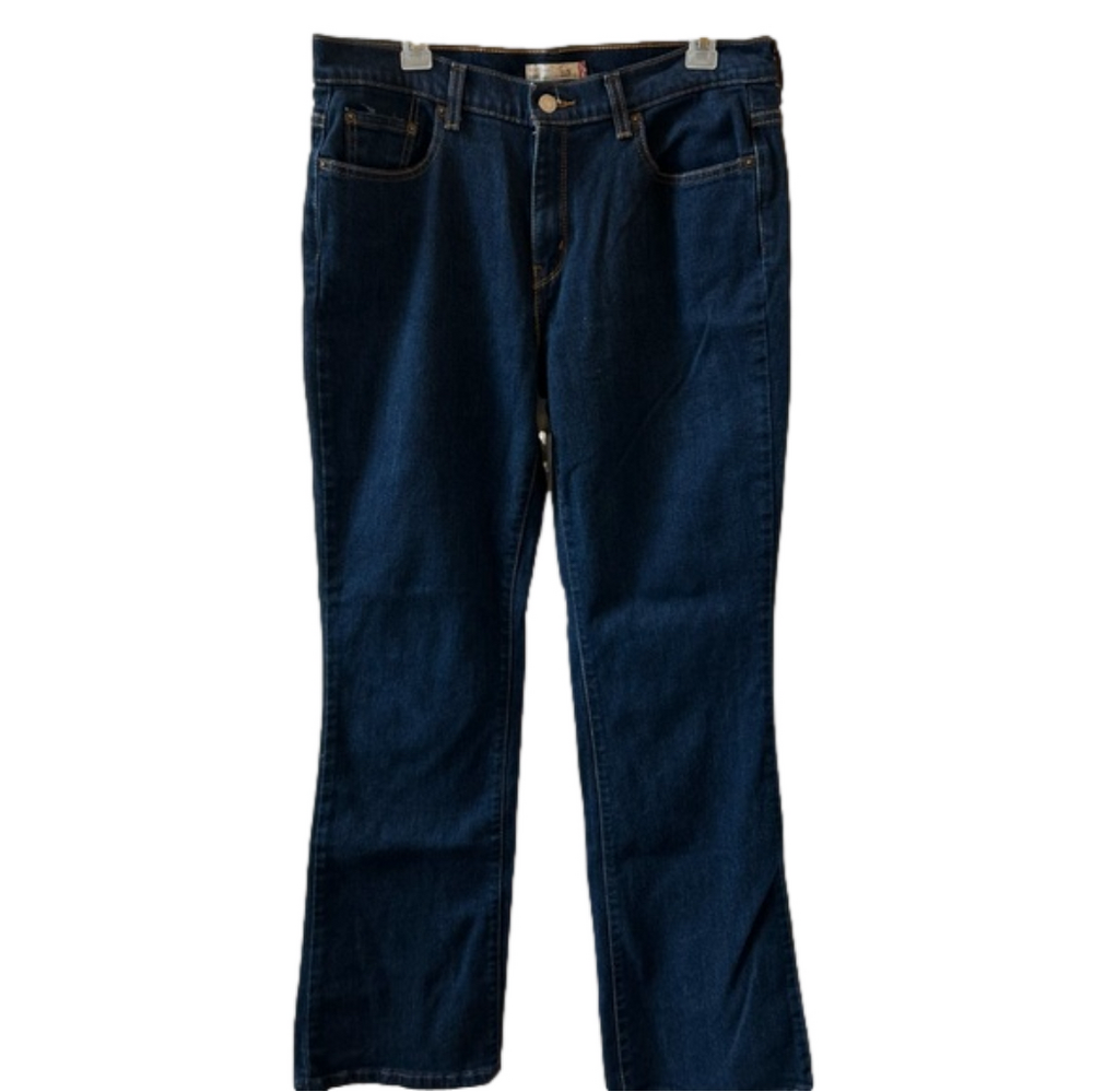 Levi’s 515 Women’s Jeans Dark Wash Size 12 Long Bootcut Five Pocket Denim EUC